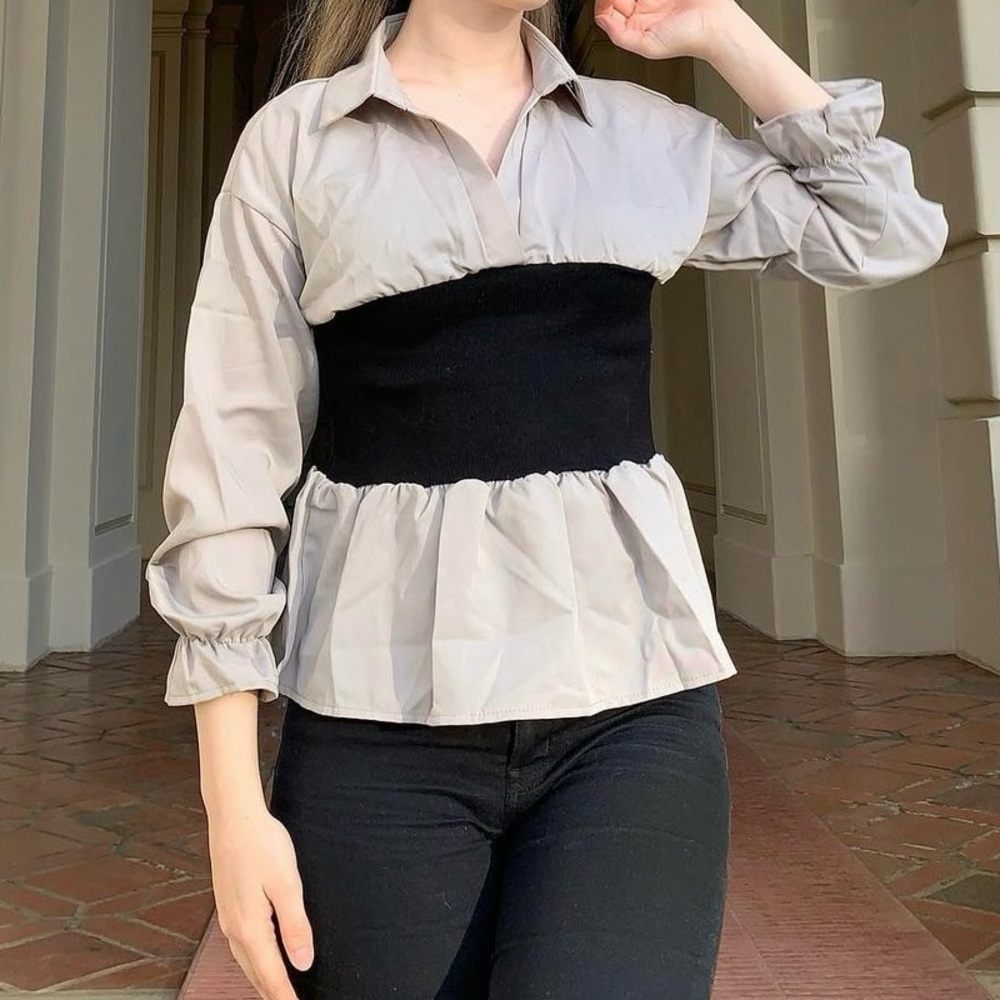 Gorgeous banded blouse